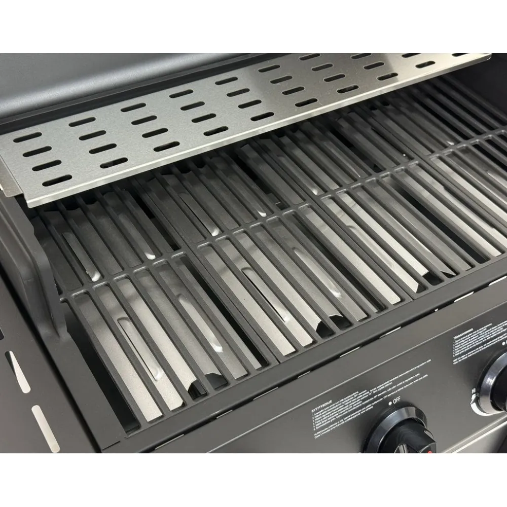Discount Dose Kaasugrilli Barbeque 10140, 4 poltinta, musta