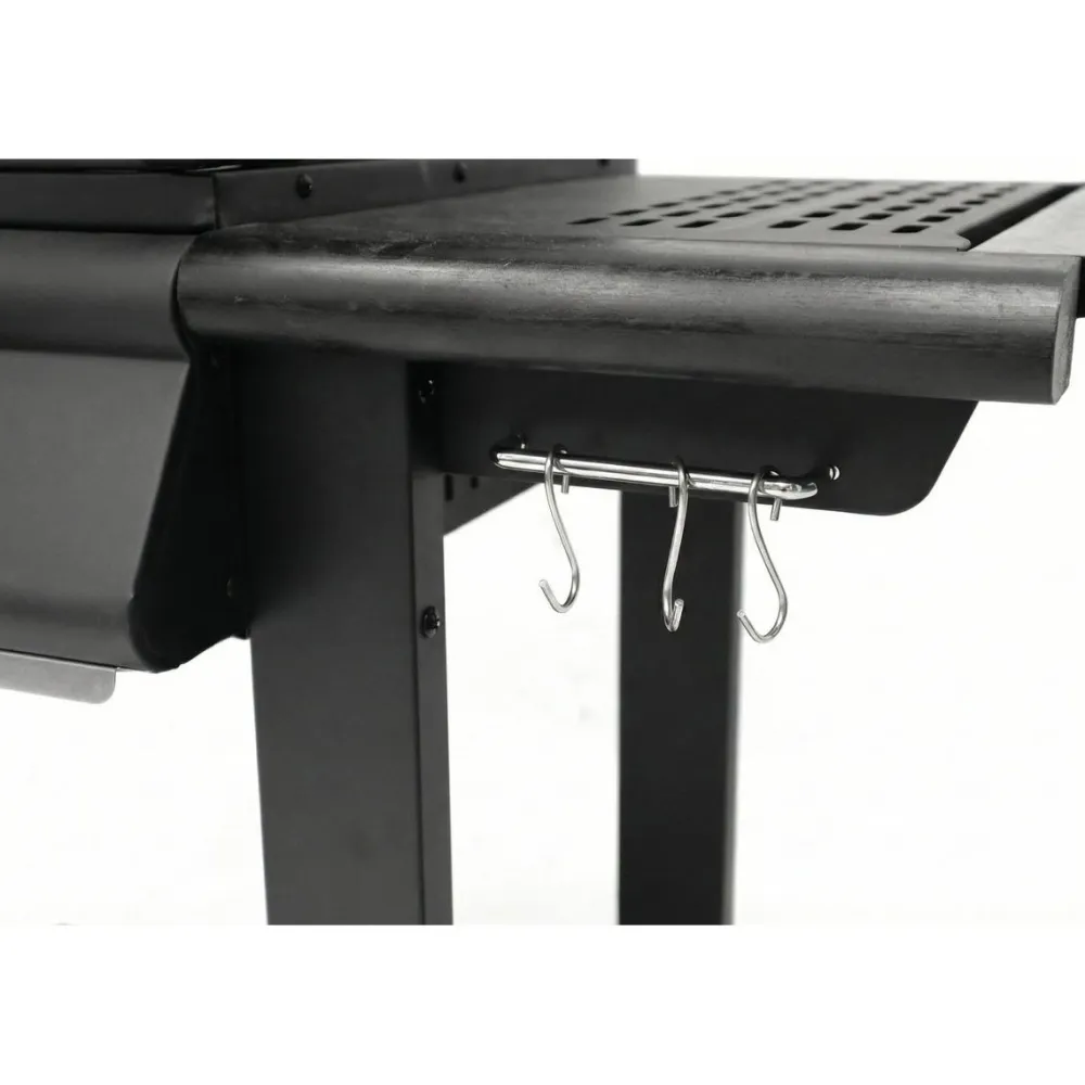 Clearance Dose Kaasugrilli Barbeque, 4 poltinta, puutaso, musta