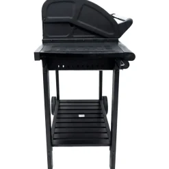 Clearance Dose Kaasugrilli Barbeque, 4 poltinta, puutaso, musta