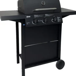 Discount Dose Kaasugrilli Barbeque 10139, 3 poltinta, musta