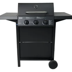 Discount Dose Kaasugrilli Barbeque 10139, 3 poltinta, musta