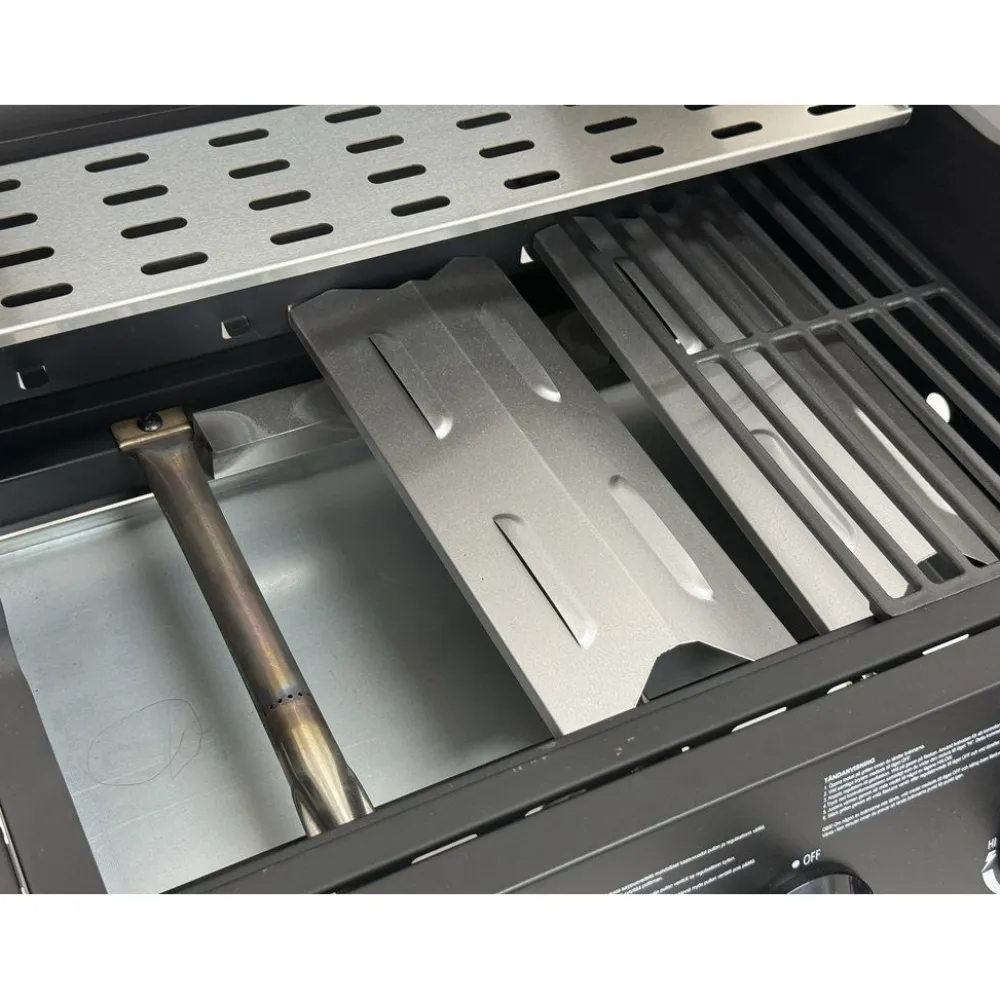 Discount Dose Kaasugrilli Barbeque 10139, 3 poltinta, musta