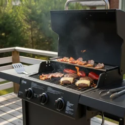 Discount Dose Kaasugrilli Barbeque 10139, 3 poltinta, musta