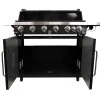Hot Kobe Kaasugrilli Black 6 poltinta + sivukeitin