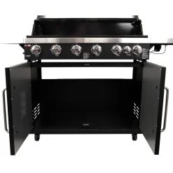 Hot Kobe Kaasugrilli Black 6 poltinta + sivukeitin