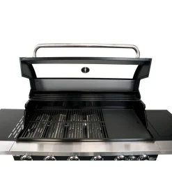 Hot Kobe Kaasugrilli Black 6 poltinta + sivukeitin