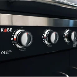Hot Kobe Kaasugrilli Black 6 poltinta + sivukeitin