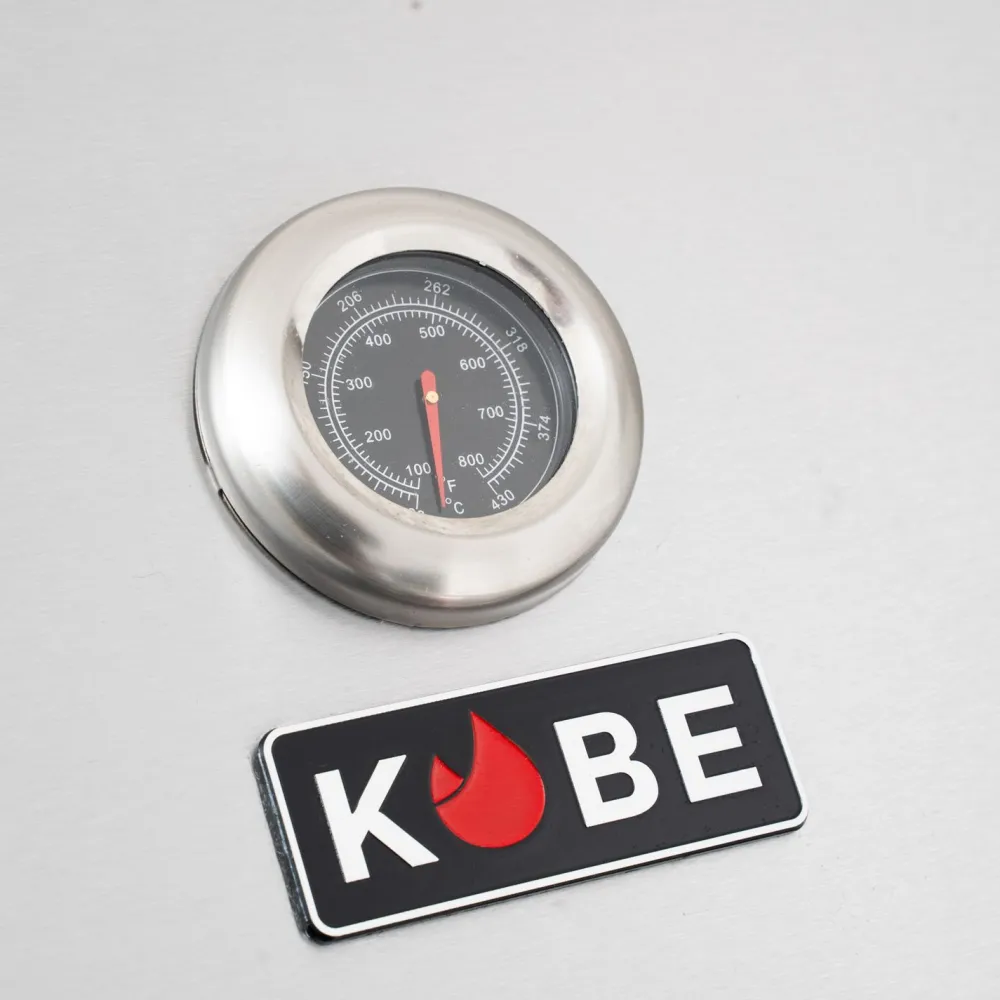 Clearance Kobe Kaasugrilli Platinum 6 poltinta + sivukeitin + takapoltin