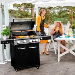Online Kobe Kaasugrilli Premium, 4 poltinta, sivukeitin, eri vaihtoehtoja