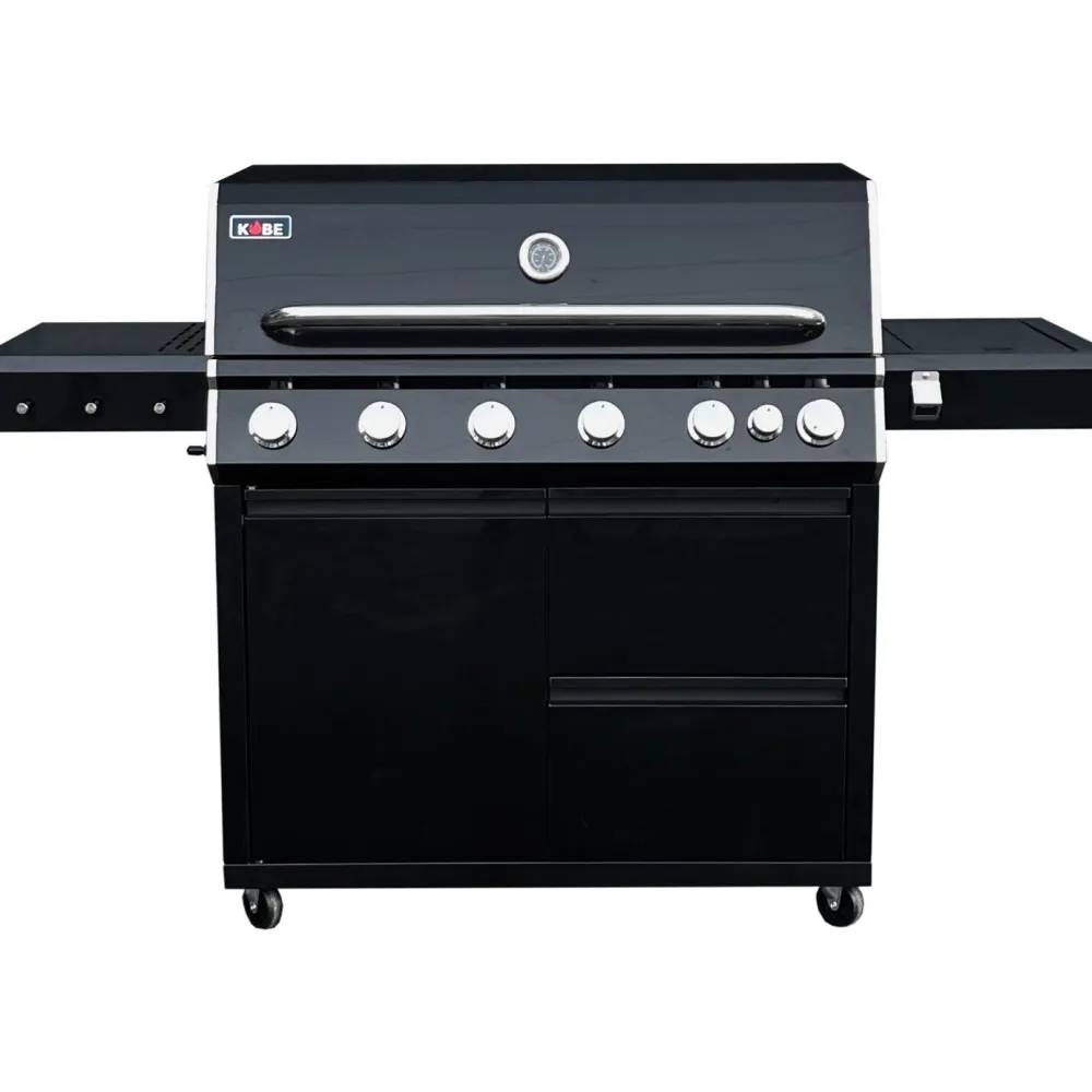 Hot Kobe Kaasugrilli Premium, 6 poltinta, sivukeitin