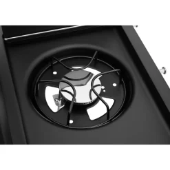 Outlet Kobe Kaasugrilli Premium 6+1, 5 poltinta, sivukeitin, Sear-poltin, lasikansi, musta