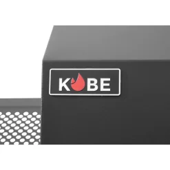 Outlet Kobe Kaasugrilli Premium 6+1, 5 poltinta, sivukeitin, Sear-poltin, lasikansi, musta