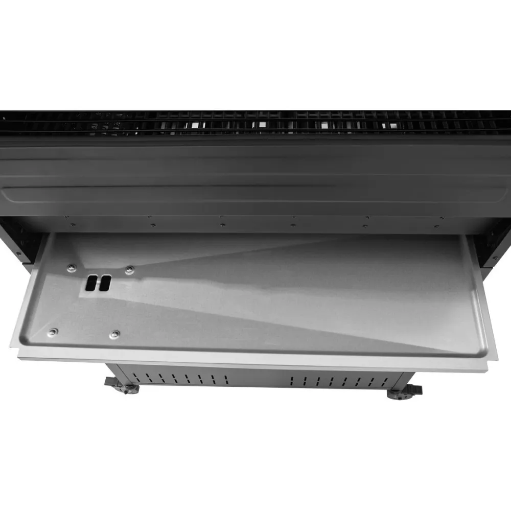 Outlet Kobe Kaasugrilli Premium 6+1, 5 poltinta, sivukeitin, Sear-poltin, lasikansi, musta