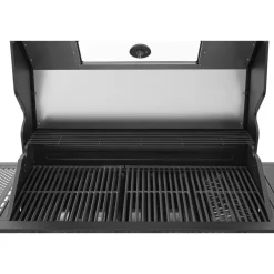 Outlet Kobe Kaasugrilli Premium 6+1, 5 poltinta, sivukeitin, Sear-poltin, lasikansi, musta