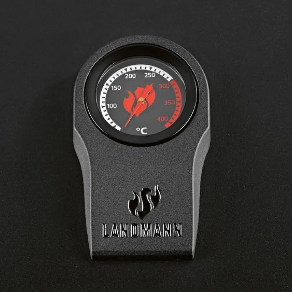 Clearance Landmann Kaasugrilli Rexon Cool Black MaxX 4.1, 4 poltinta, infrapunasivukeitin