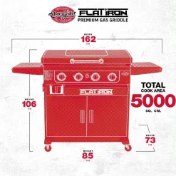 Sale Chargriller Kaasugrilli/parilagrilli Char-Griller Flat Iron Premium, 4 poltinta