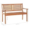 New FinePRICE Kahden istuttava puutarhapenkki 120cm eukalyptuspuu
