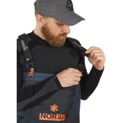 Hot Norfin Kahluuhousut saappailla Pilot Bootfoot, musta