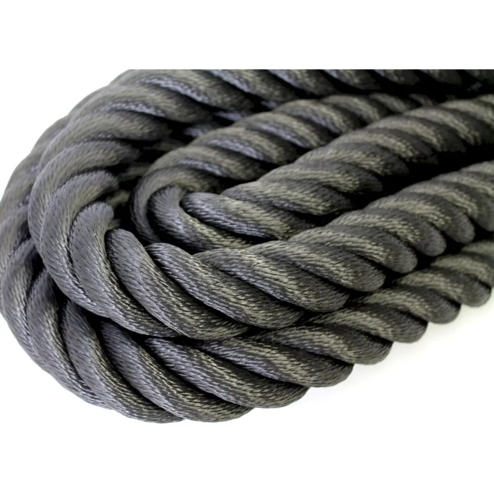 Outlet Piippo Kaideköysi keinohamppu musta 36mm x 10m