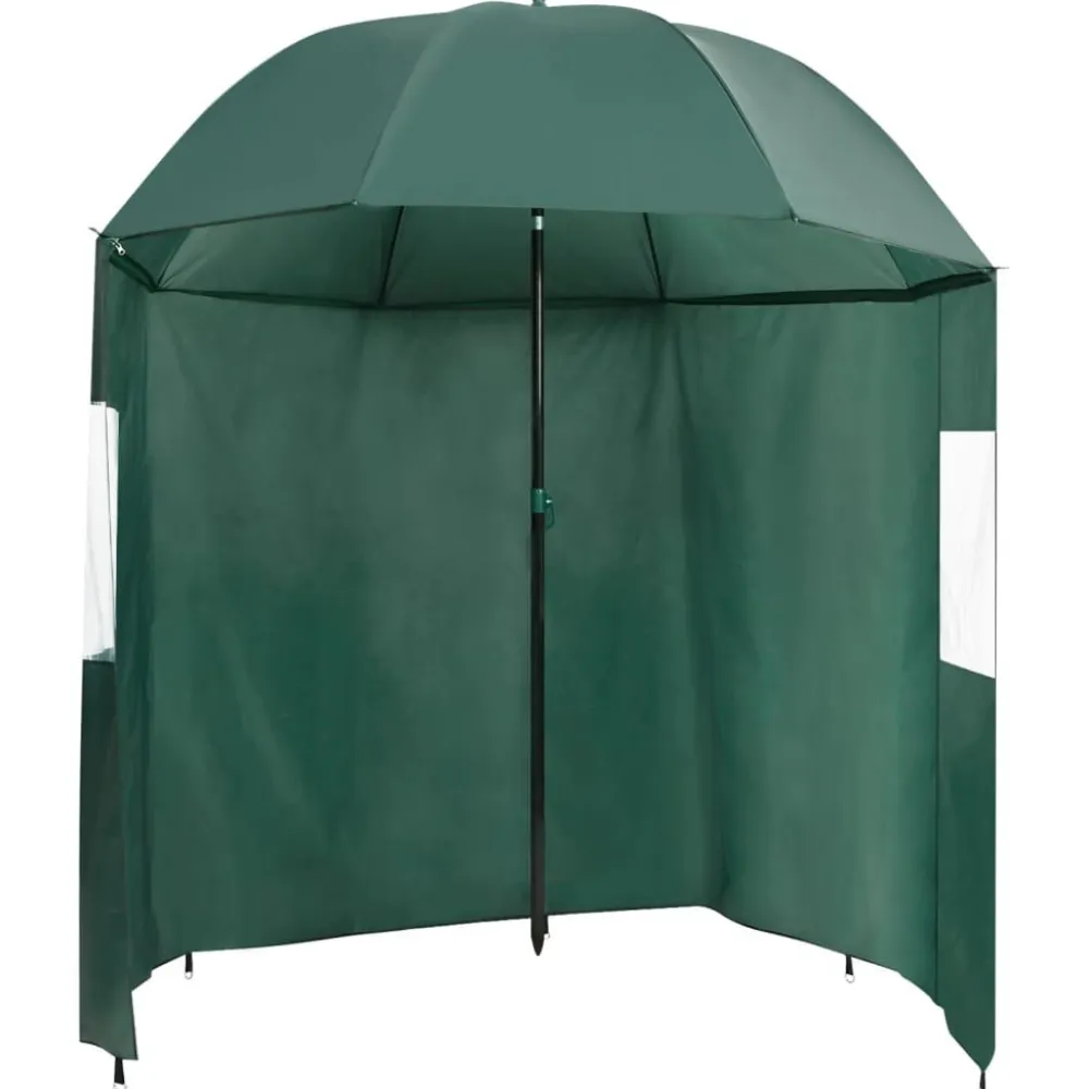 Clearance FinePRICE Kalastusaurinkovarjo 220x193 cm vihreä