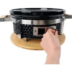 Best Easy Cooking Kamado-grilli Kamado Korea/Hibachi BBQ, Ø28 cm, pöytämalli, musta