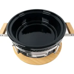 Best Easy Cooking Kamado-grilli Kamado Korea/Hibachi BBQ, Ø28 cm, pöytämalli, musta