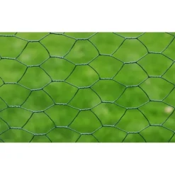 Best FinePRICE Kanaverkko galvanoitu PVC pinnoitteella silmäkoko 36mm 25x0.5m vihreä