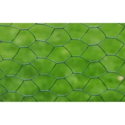 FinePRICE Kanaverkko galvanoitu PVC pinnoitteella silmäkoko 13mm 25x1m vihreä