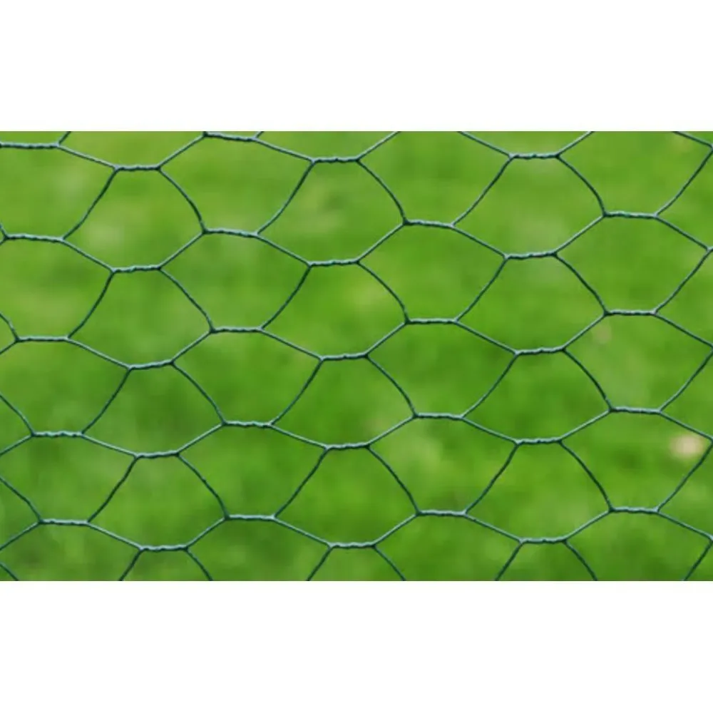FinePRICE Kanaverkko galvanoitu PVC pinnoitteella silmäkoko 13mm 25x1m vihreä