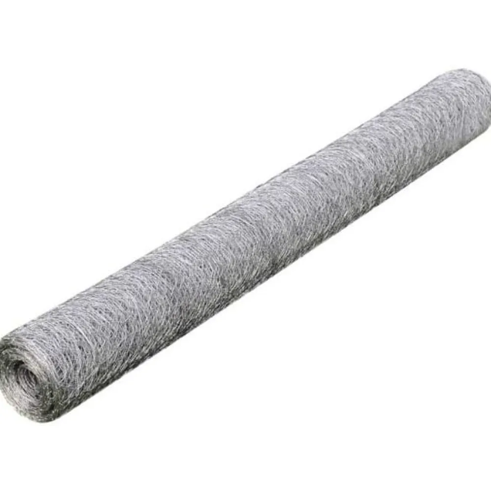 Sale FinePRICE Kanaverkko galvanoitu PVC pinnoitteella silmäkoko 25mm 25x0.5m hopea