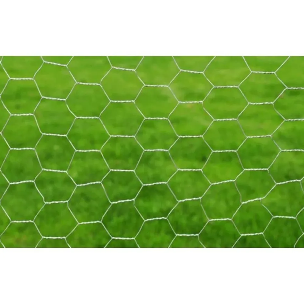 Sale FinePRICE Kanaverkko galvanoitu PVC pinnoitteella silmäkoko 25mm 25x0.5m hopea