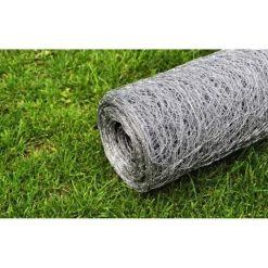 Discount FinePRICE Kanaverkko galvanoitu PVC pinnoitteella silmäkoko 36mm 25x1m hopea