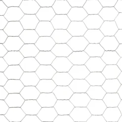 FinePRICE Kanaverkko galvanoitu teräs silmäkoko 13mm 25x1.2m hopea