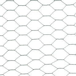 New FinePRICE Kanaverkko teräs PVC pinnoitteella silmäkoko 50mm 25x1.5m vihreä