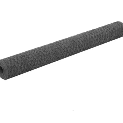 Discount FinePRICE Kanaverkko teräs PVC pinnoitteella silmäkoko 50mm 36x1.2m harmaa