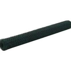 Sale FinePRICE Kanaverkko teräs PVC pinnoitteella silmäkoko 36mm 25x1.2m vihreä