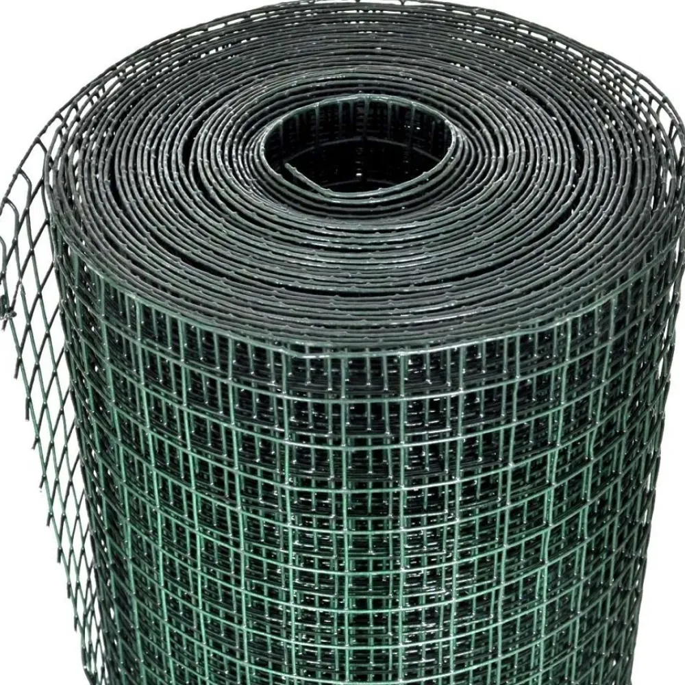 Outlet FinePRICE Kanaverkko 16x16mm galvanoitu PVC pinnoitteella 10x1m vihreä