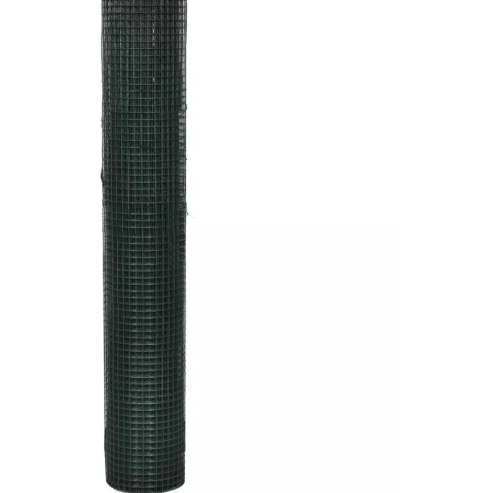 Outlet FinePRICE Kanaverkko 16x16mm galvanoitu PVC pinnoitteella 10x1m vihreä