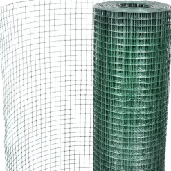 Outlet FinePRICE Kanaverkko 19x19mm galvanoitu PVC pinnoitteella 10x1m vihreä