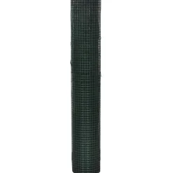 FinePRICE Kanaverkko 16x16mm galvanoitu PVC pinnoitteella 25x1m vihreä