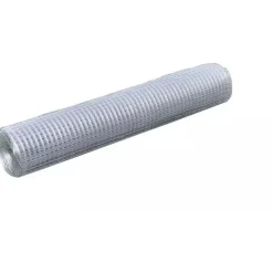 Clearance FinePRICE Kanaverkko 12x12mm galvanoitu teräs 10x1m hopea