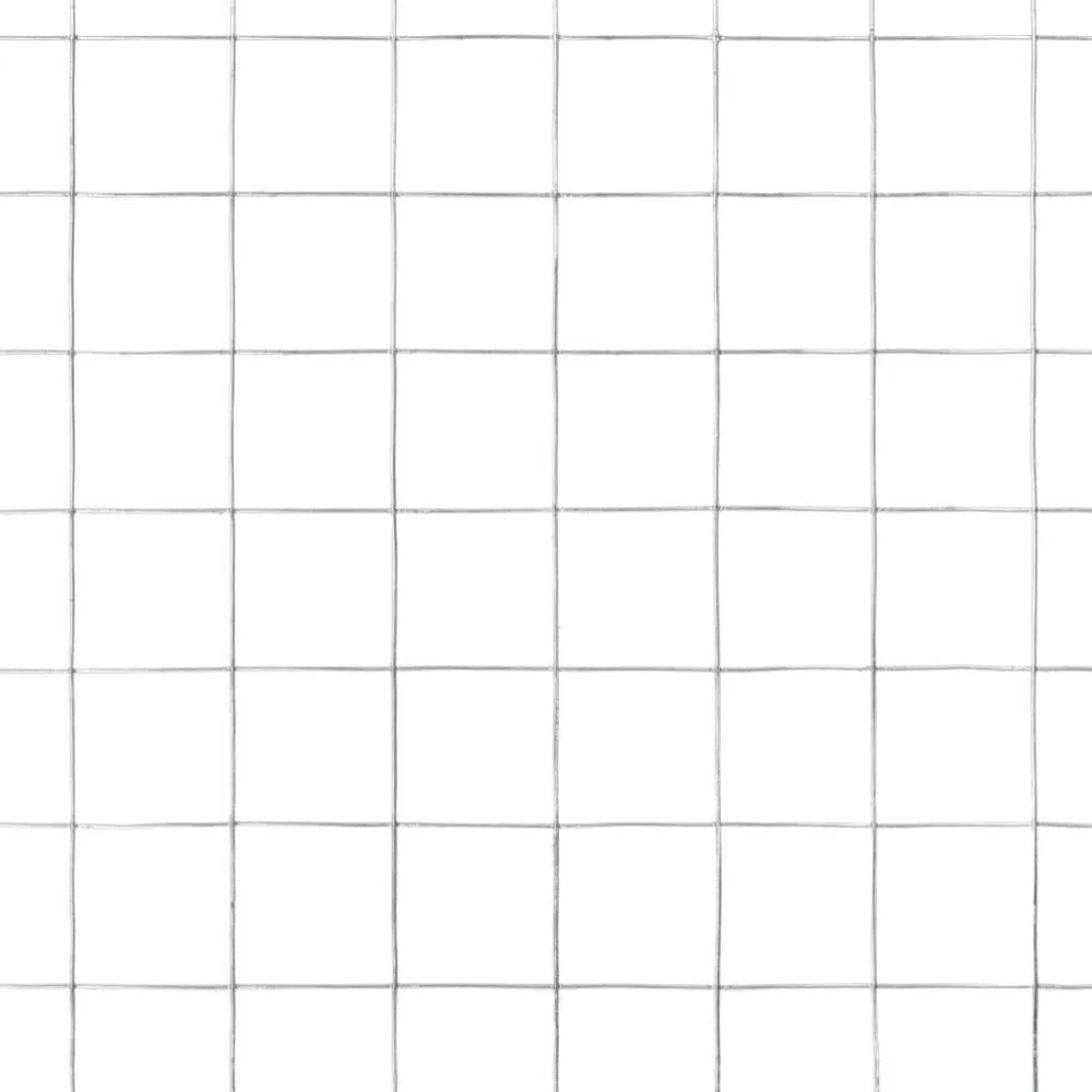 Discount FinePRICE Kanaverkko 12x12mm galvanoitu teräs 25x1.5m hopea