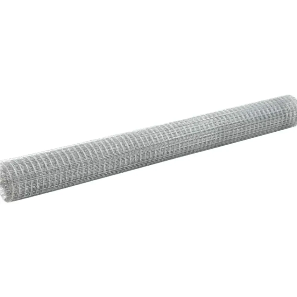 Discount FinePRICE Kanaverkko 12x12mm galvanoitu teräs 25x1.5m hopea