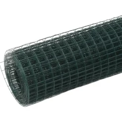 Outlet FinePRICE Kanaverkko 12x12mm galvanoitu teräs 25x0.5m vihreä
