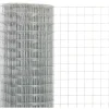Outlet FinePRICE Kanaverkko 12x12mm galvanoitu teräs 25x0.5m hopea