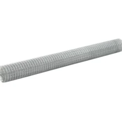 Outlet FinePRICE Kanaverkko 19x19mm galvanoitu teräs 10x1.5m hopea