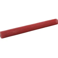 FinePRICE Kanaverkko 19x19mm galvanoitu teräs 10x1.5m punainen