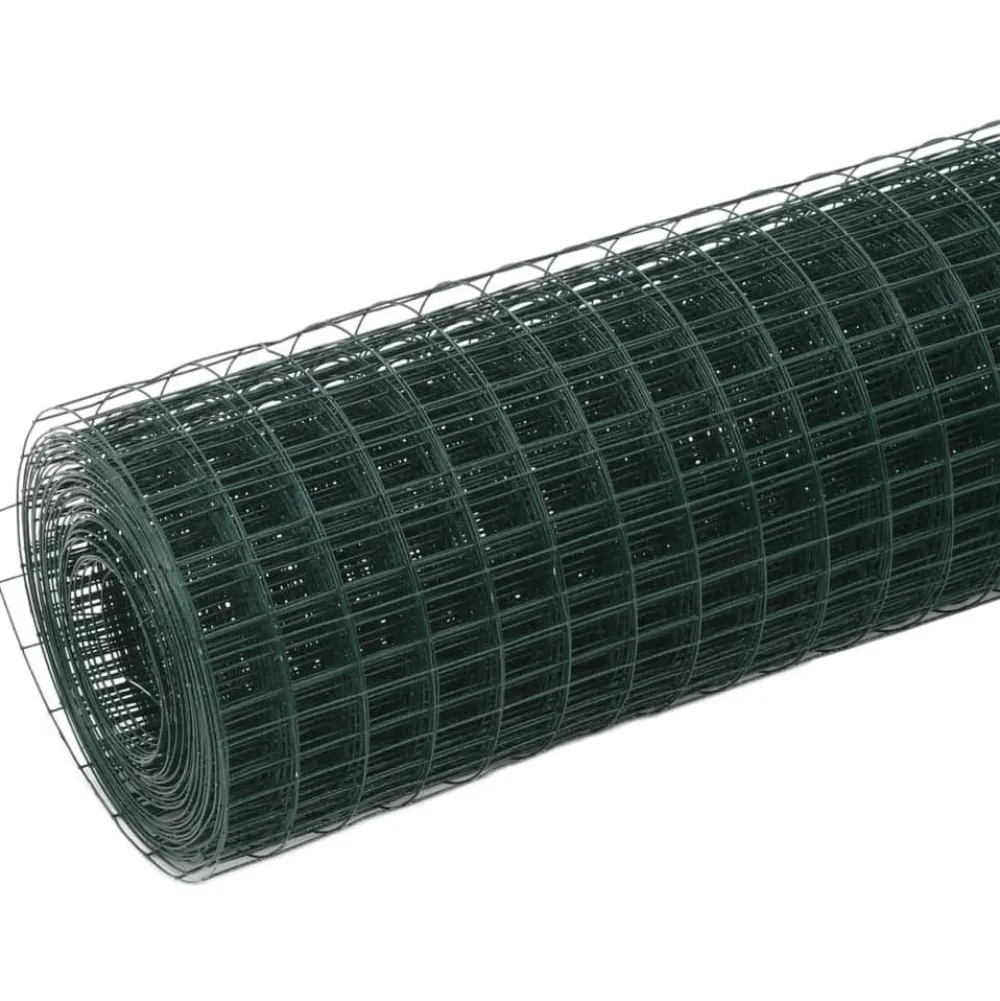 Hot FinePRICE Kanaverkko 16x16mm galvanoitu teräs 10x0.5m vihreä