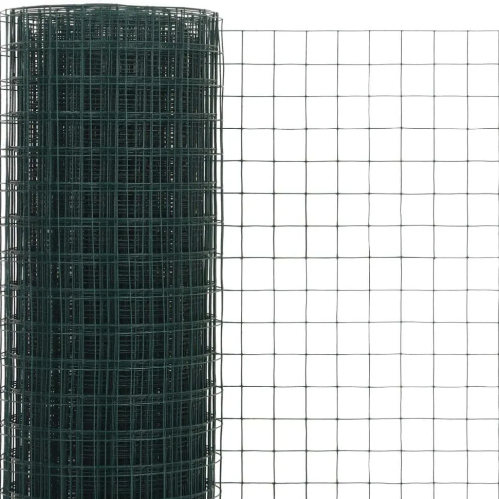 Hot FinePRICE Kanaverkko 16x16mm galvanoitu teräs 10x0.5m vihreä