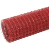 Best FinePRICE Kanaverkko 16x16mm galvanoitu teräs 25x0.5m punainen